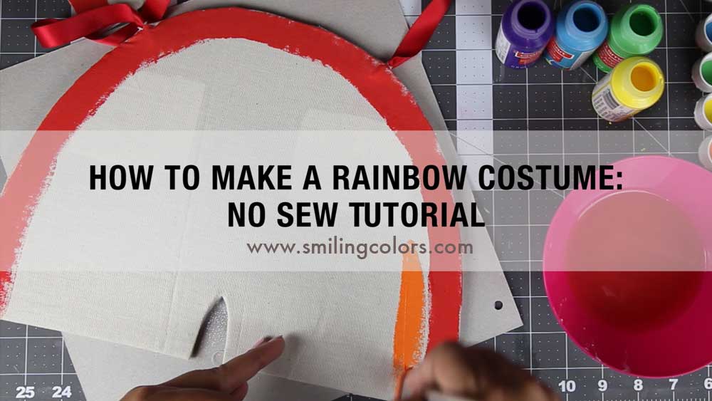 how to make a rainbow costume