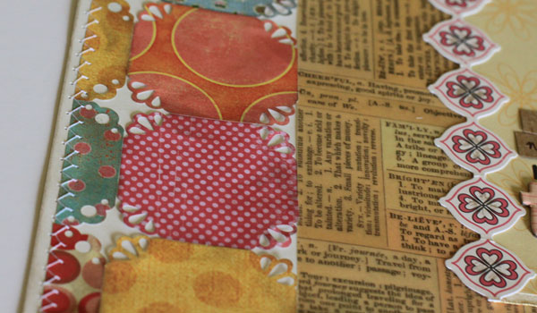 pregnancy scrapbook page