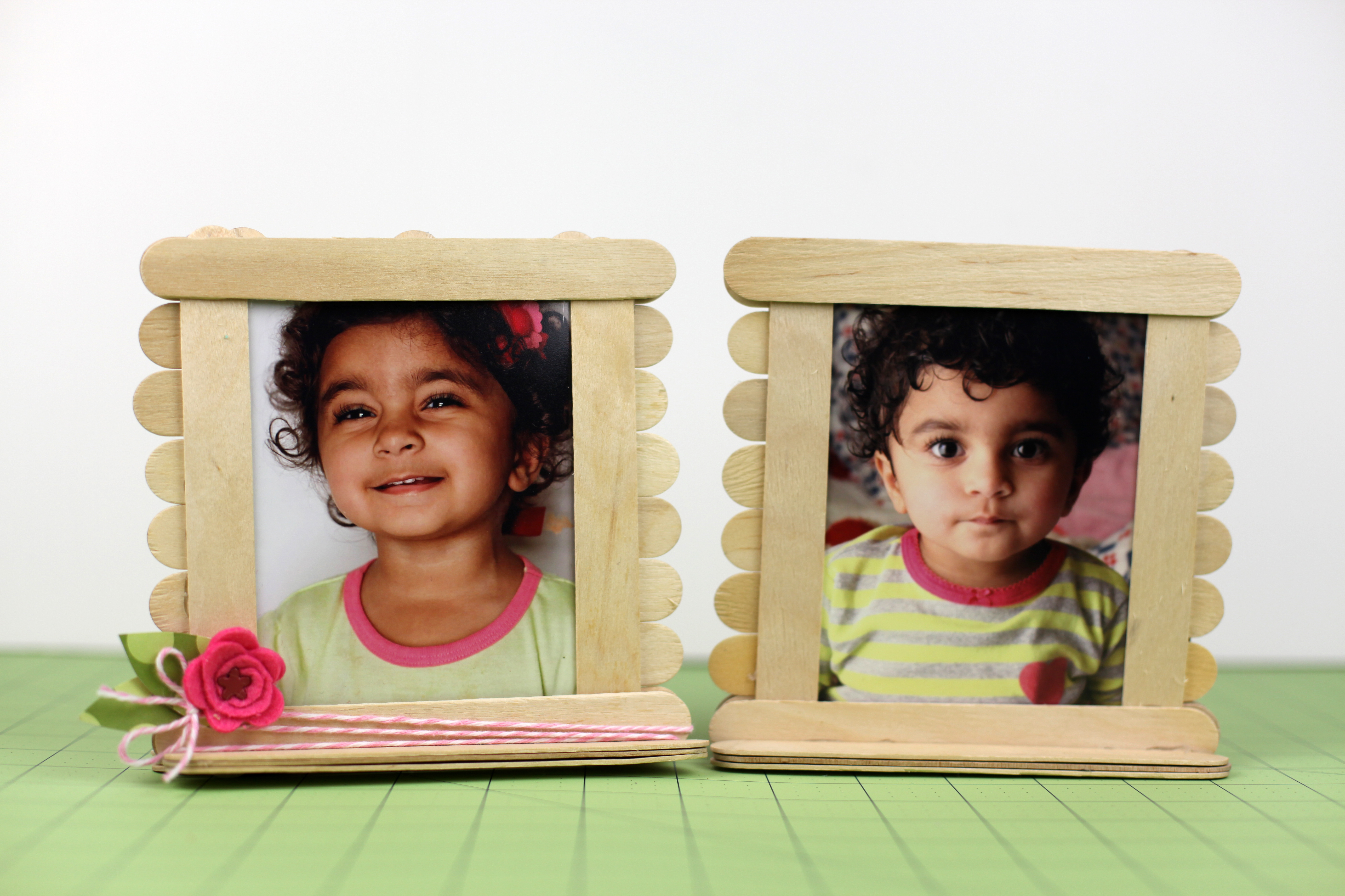 popsicle photo frame popsicle photo frames Popsicle stick craft