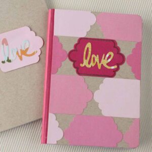 DIY Valentine notebooks