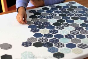 diy cardstock wall art