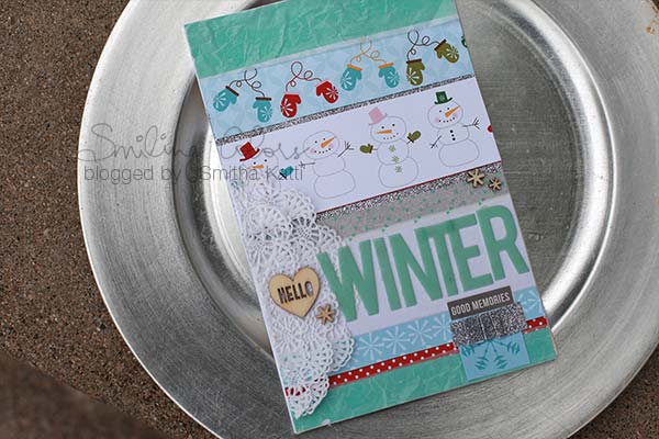 winter themed notebook