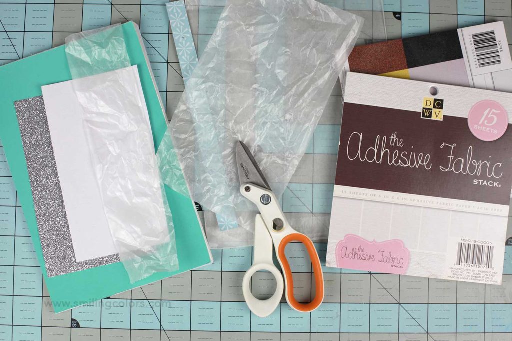 adhesive fabric paper