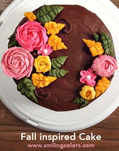 Autumn inspired cake