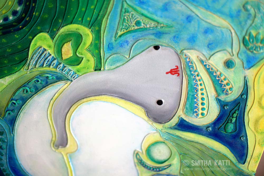 Ganesha Mixed Media