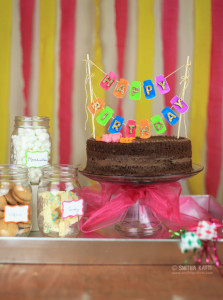 DIY cake Banner easy no sew
