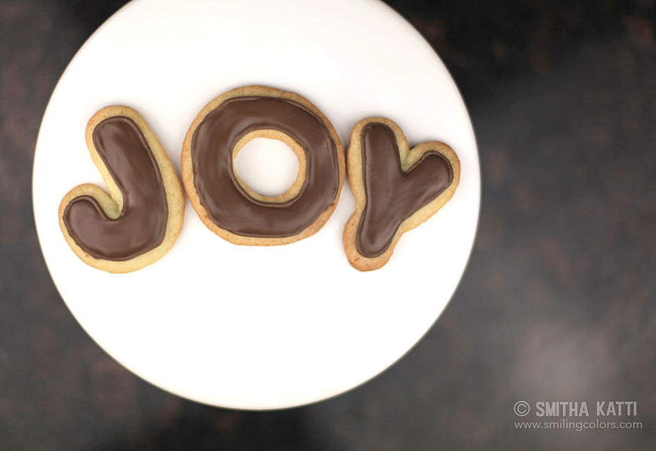 holiday cookies alphabet joy