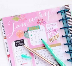 a peek into my planner