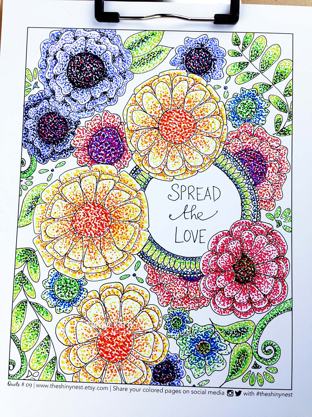 coloring with markers