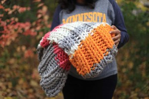 bulky knit blanket smitha katti