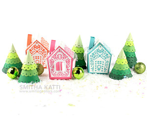 holiday paper village