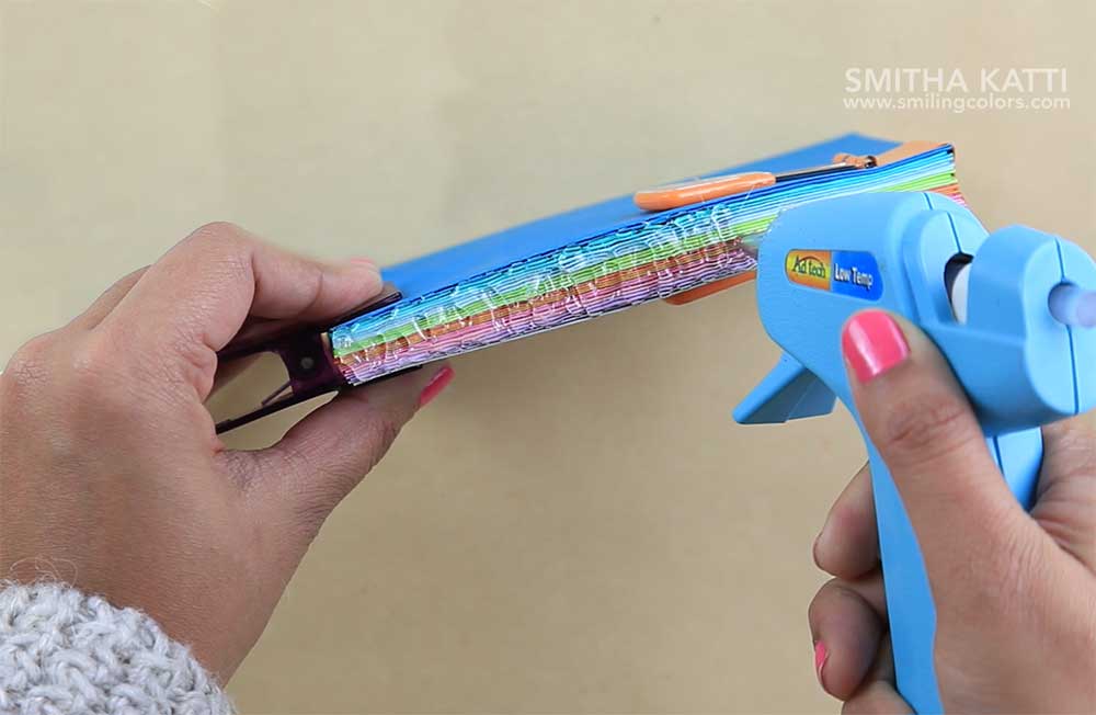 DIY Hot Glue Book Binding