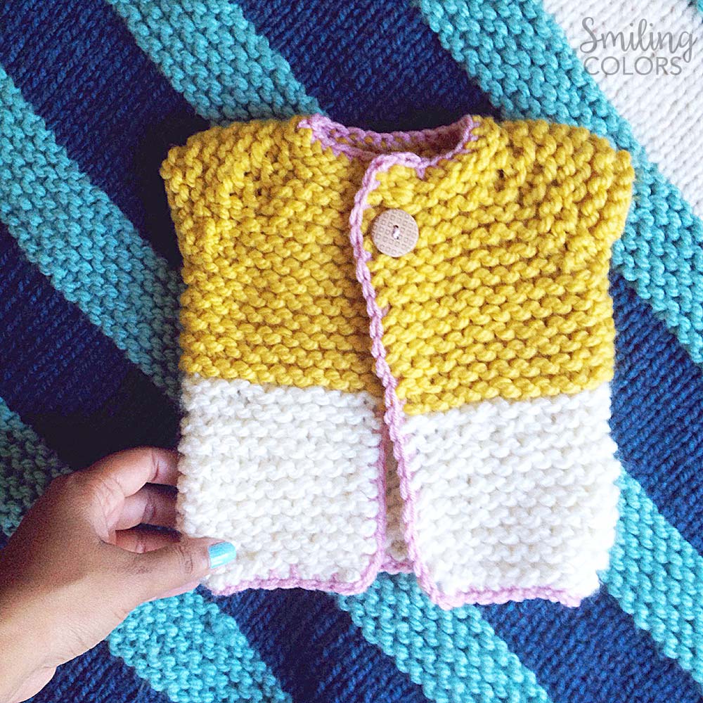 easy baby sweater to knit