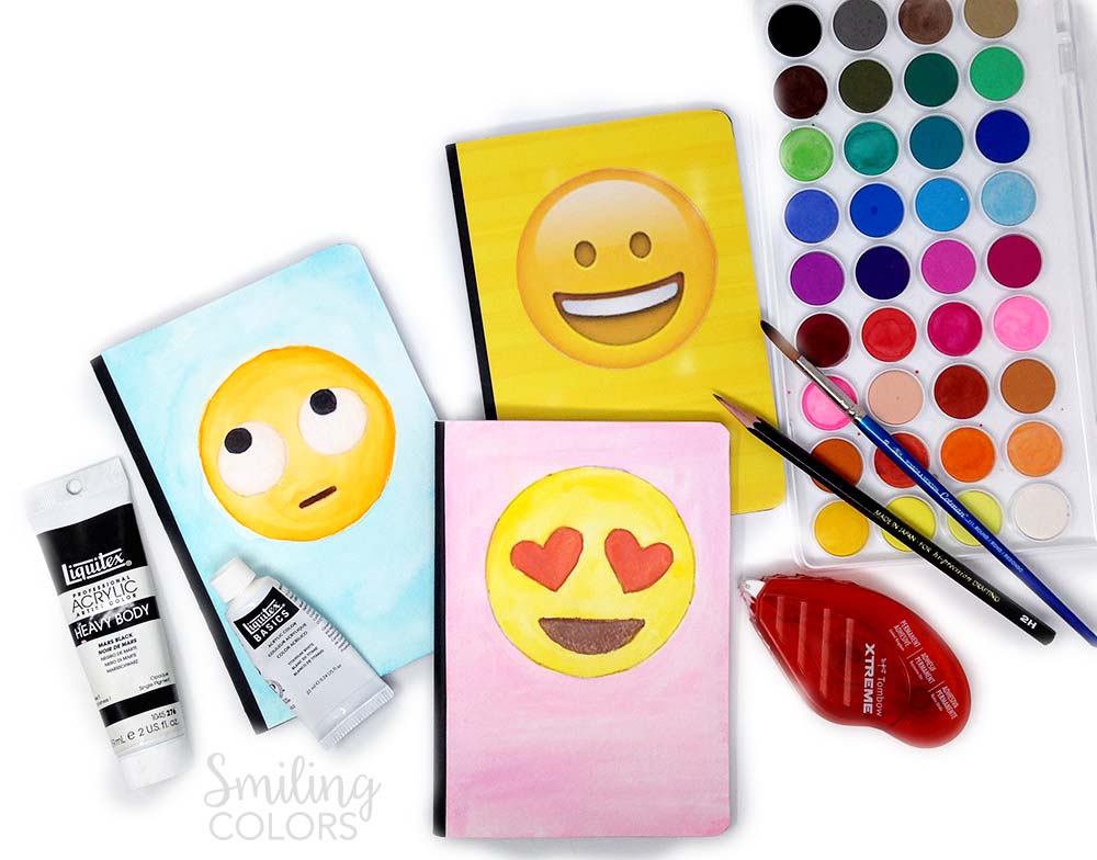 Emoji notebook DIY