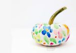 floral painted pumpkin video