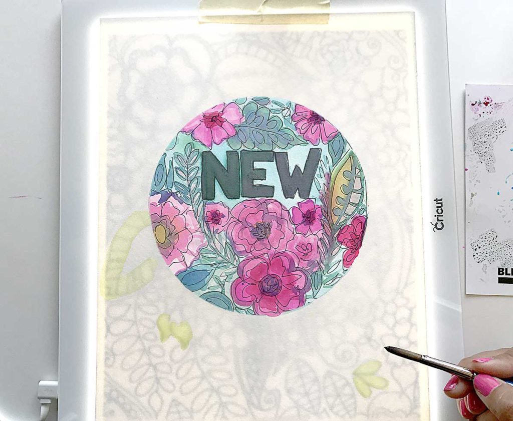 How to use a lightbox for tracing