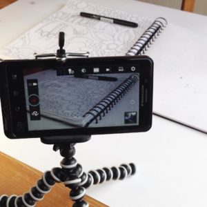 blogging equipment phone