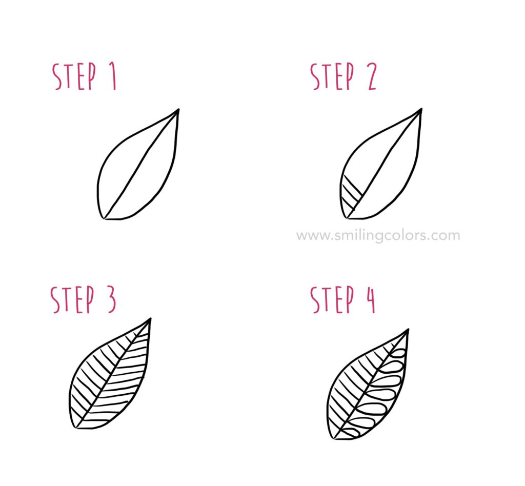 leaf pen illustration
