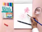 How do you use Watercolor markers direct method
