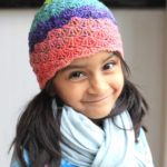 Shell-stitch crocheted hat pattern