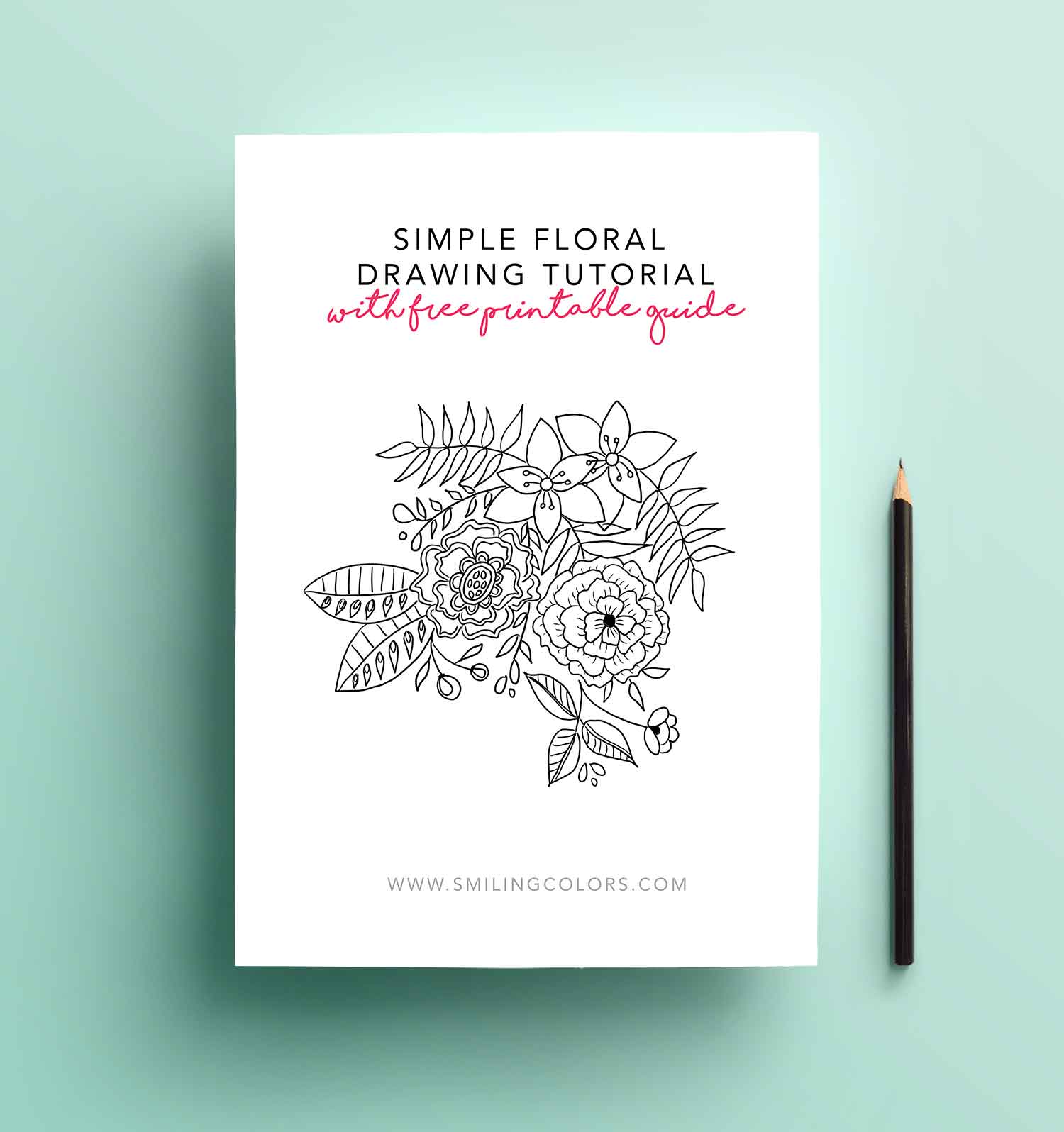 simple flower drawings
