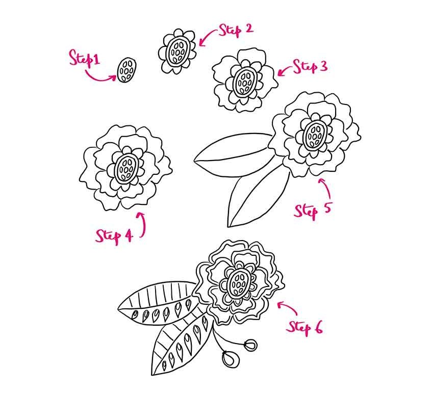 Simple-floral-drawings