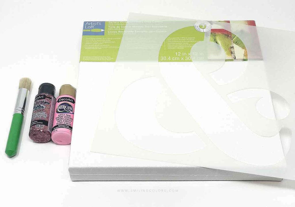 glitter-wall-art-ampersand