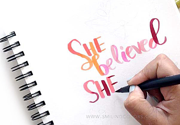 watercolor-quote-art-tombow-dual-brush-pen-step1