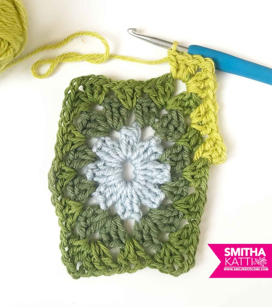 crocheted rectangle pattern
