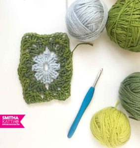 how to crochet a granny rectangle