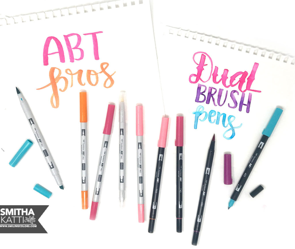 ABT pros vs Dual brush pens