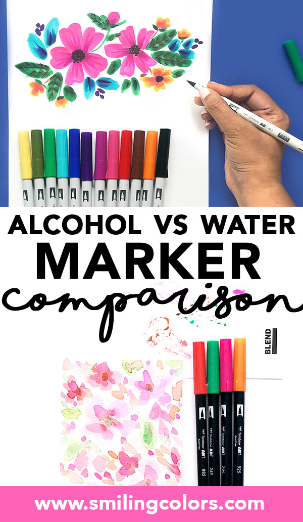 alcohol vs water based markers