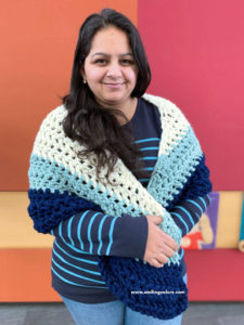Smitha-katti-crochetED TRIANGLE WRAP-wrap