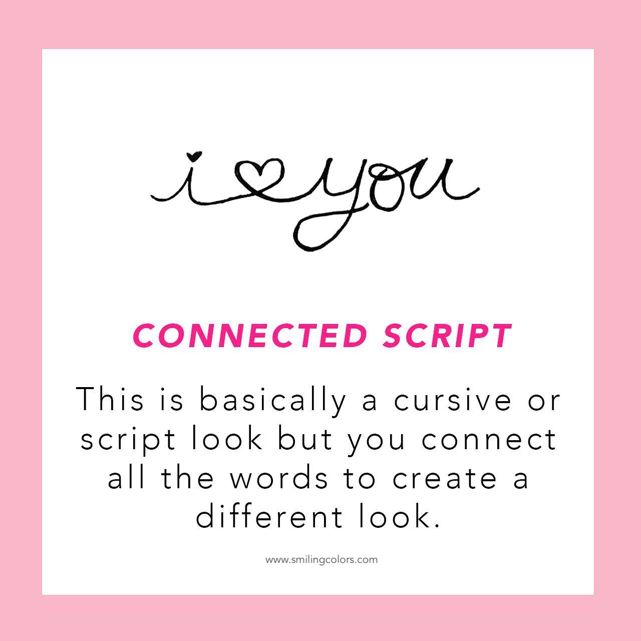 connected script
