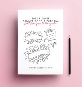 easy-flower-banner-tutorial with printable guide