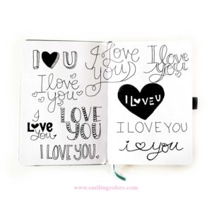 different styles of lettering