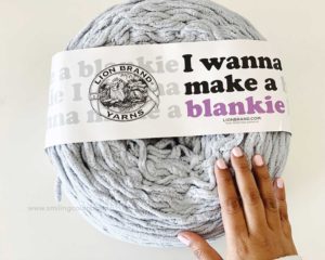 lion brand yarn i wanna make a blankie yarn