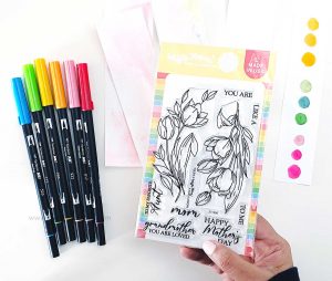 Stamping with markers