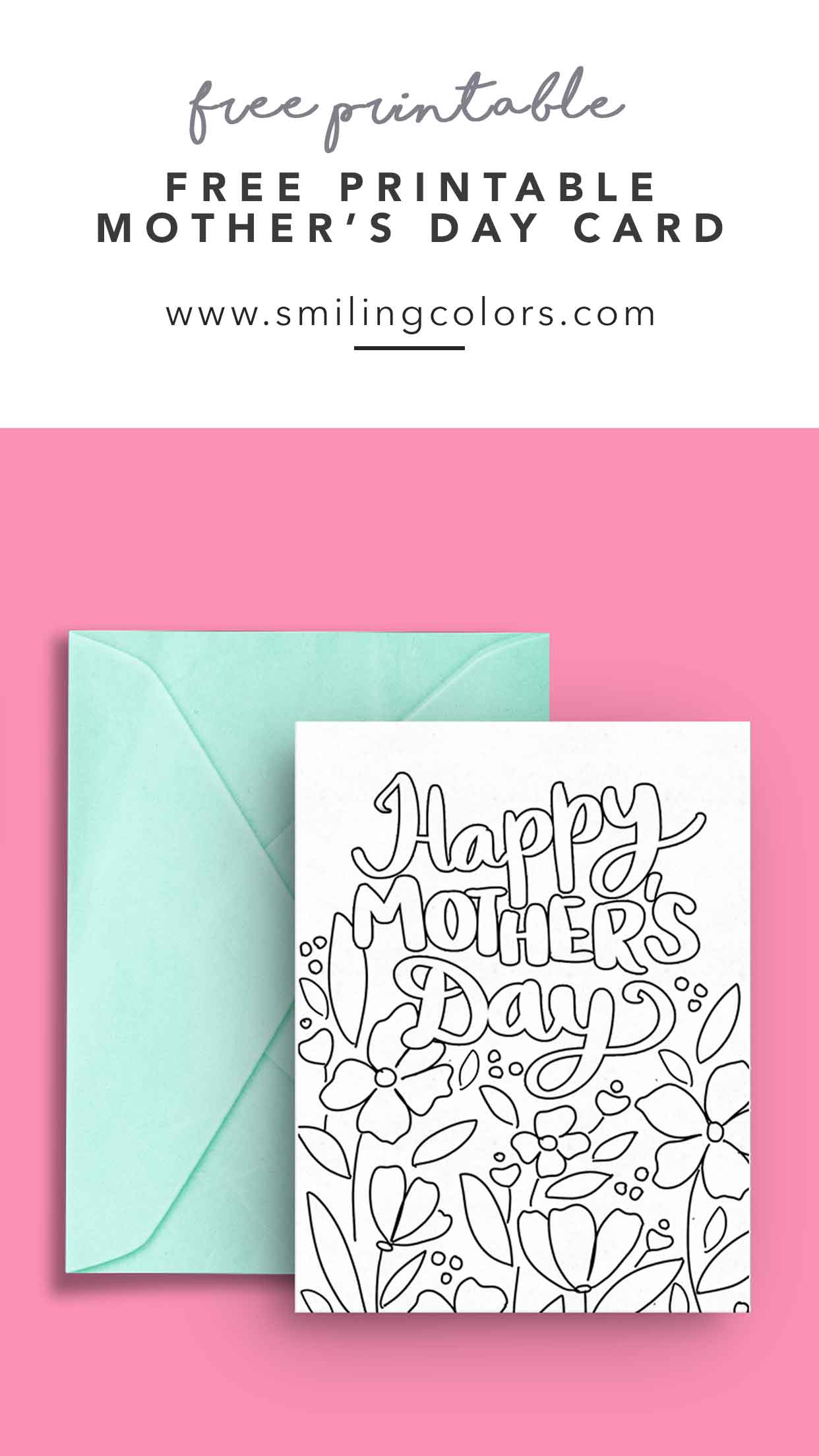 free-printable-mom-card - Smiling Colors