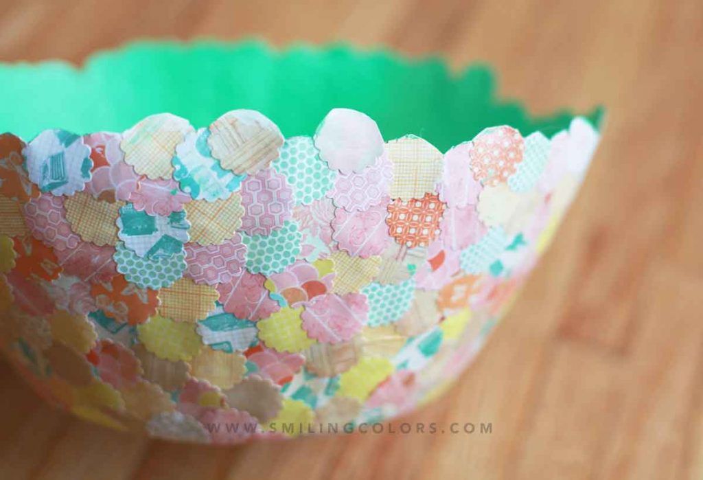 paper mache with glue and water