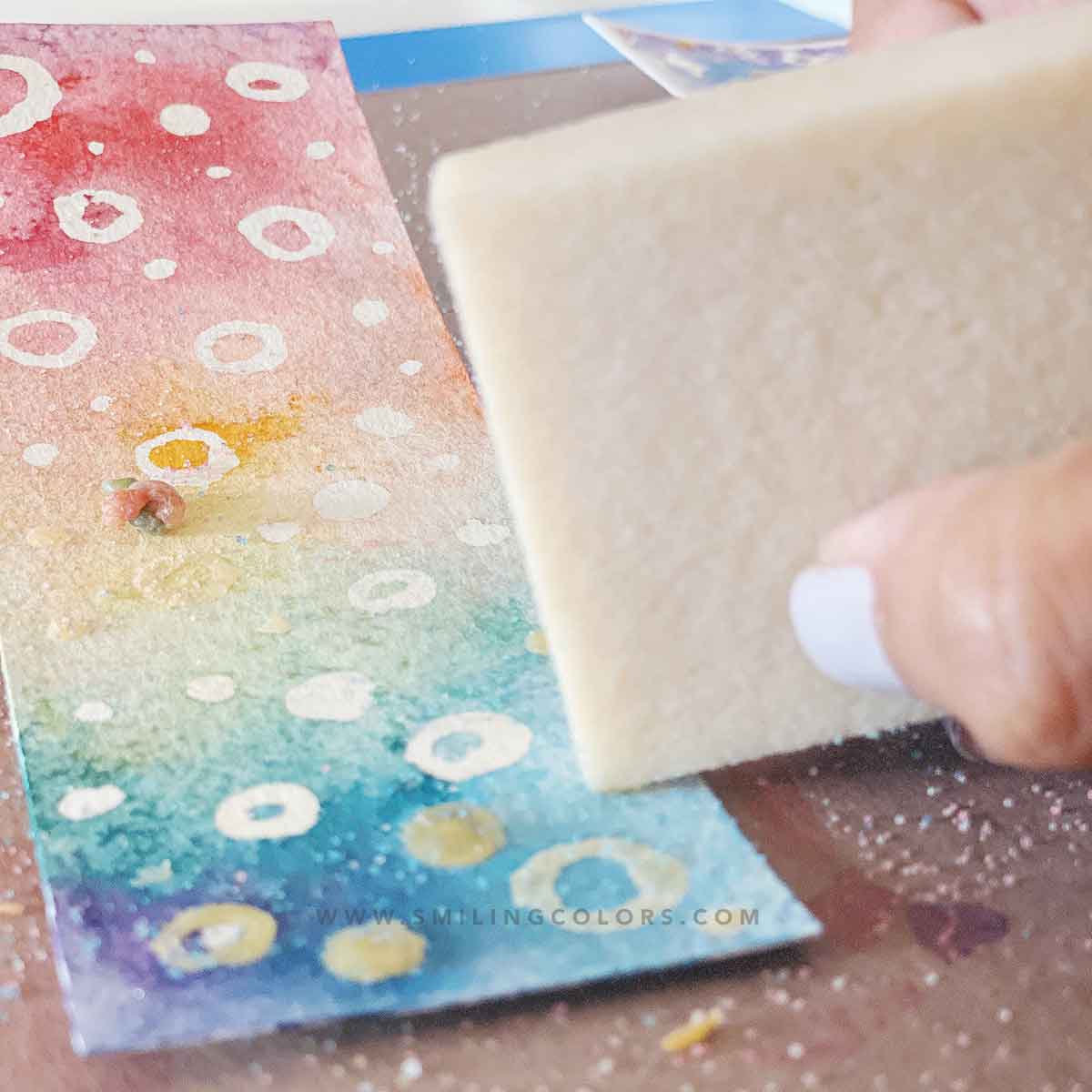 remove masking fluid