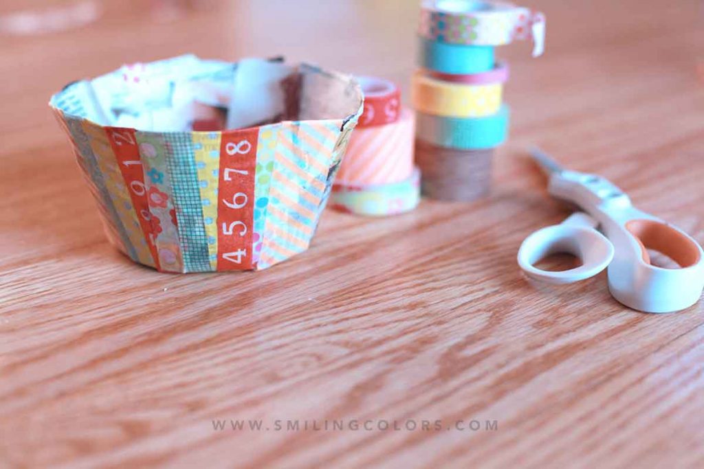 washi tape bowl
