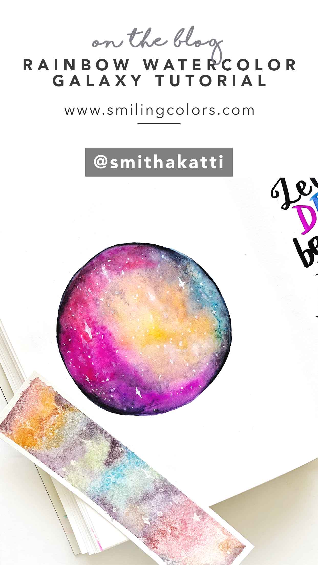 how to paint a galaxy