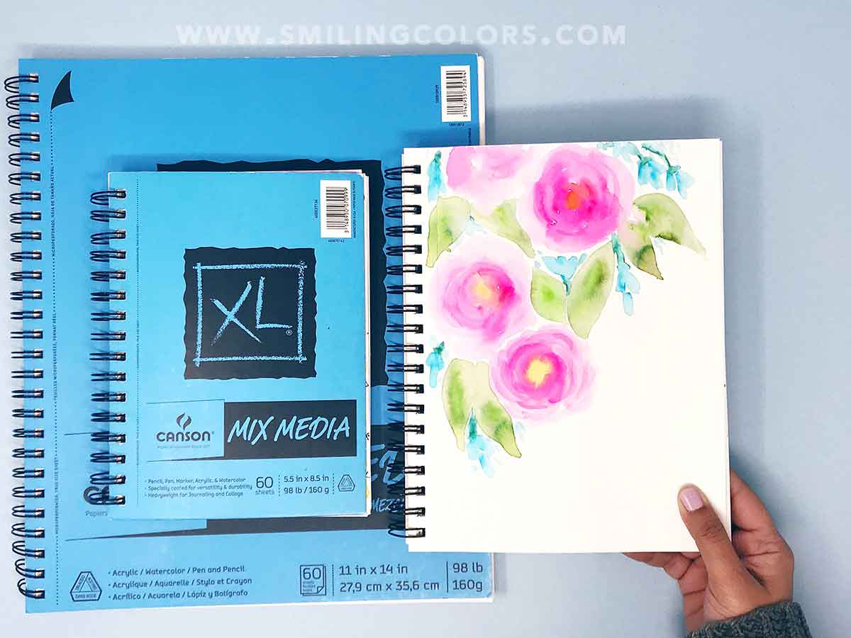 Watercoloring with Tombow markers FAQs + Sketchbooks that I recommend
