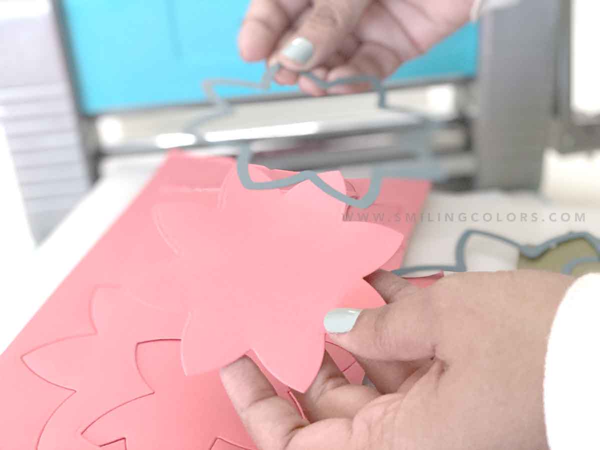 die cutting large flower