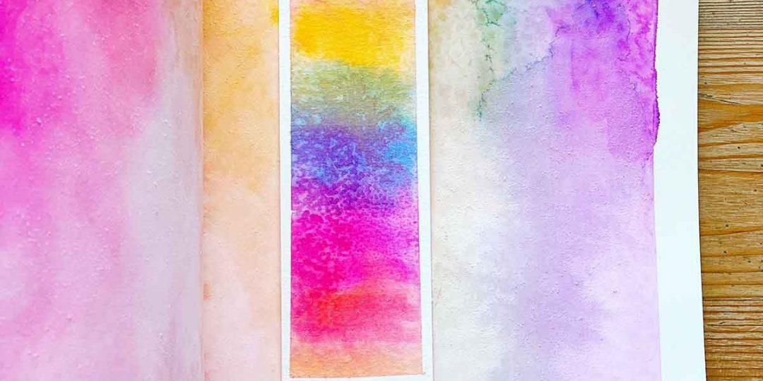 loose airy watercolor rainbow backgrounds