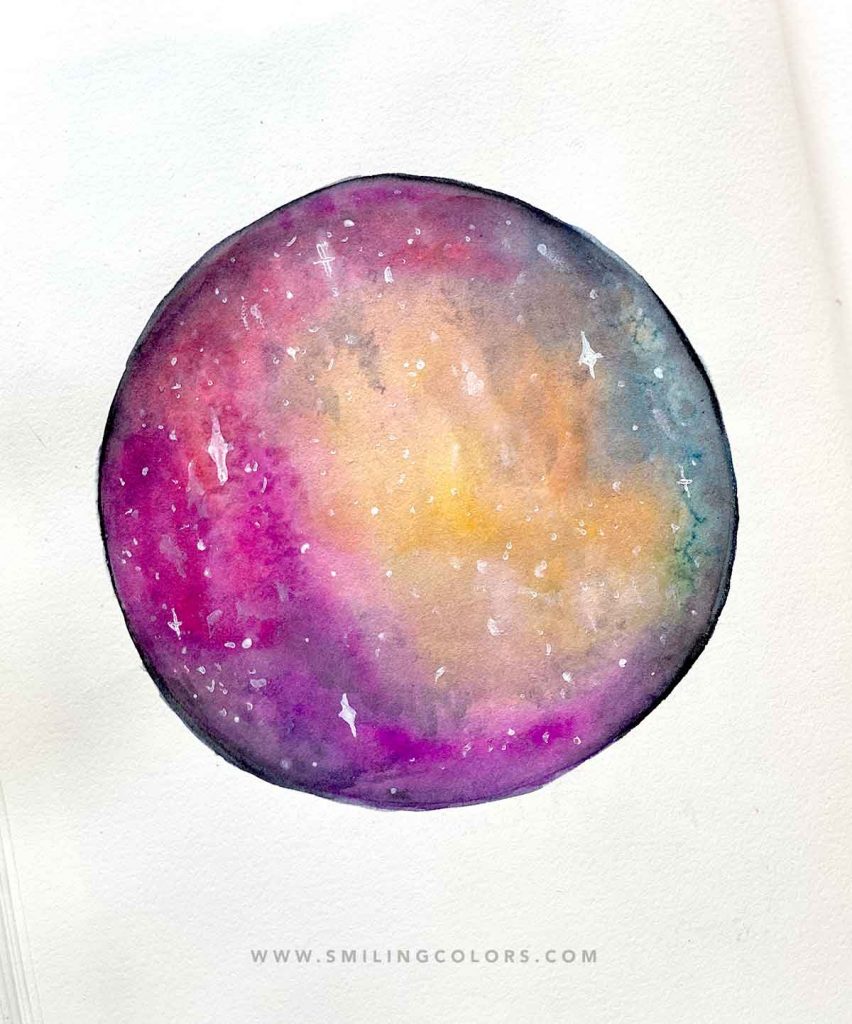 rainbow galaxy step7