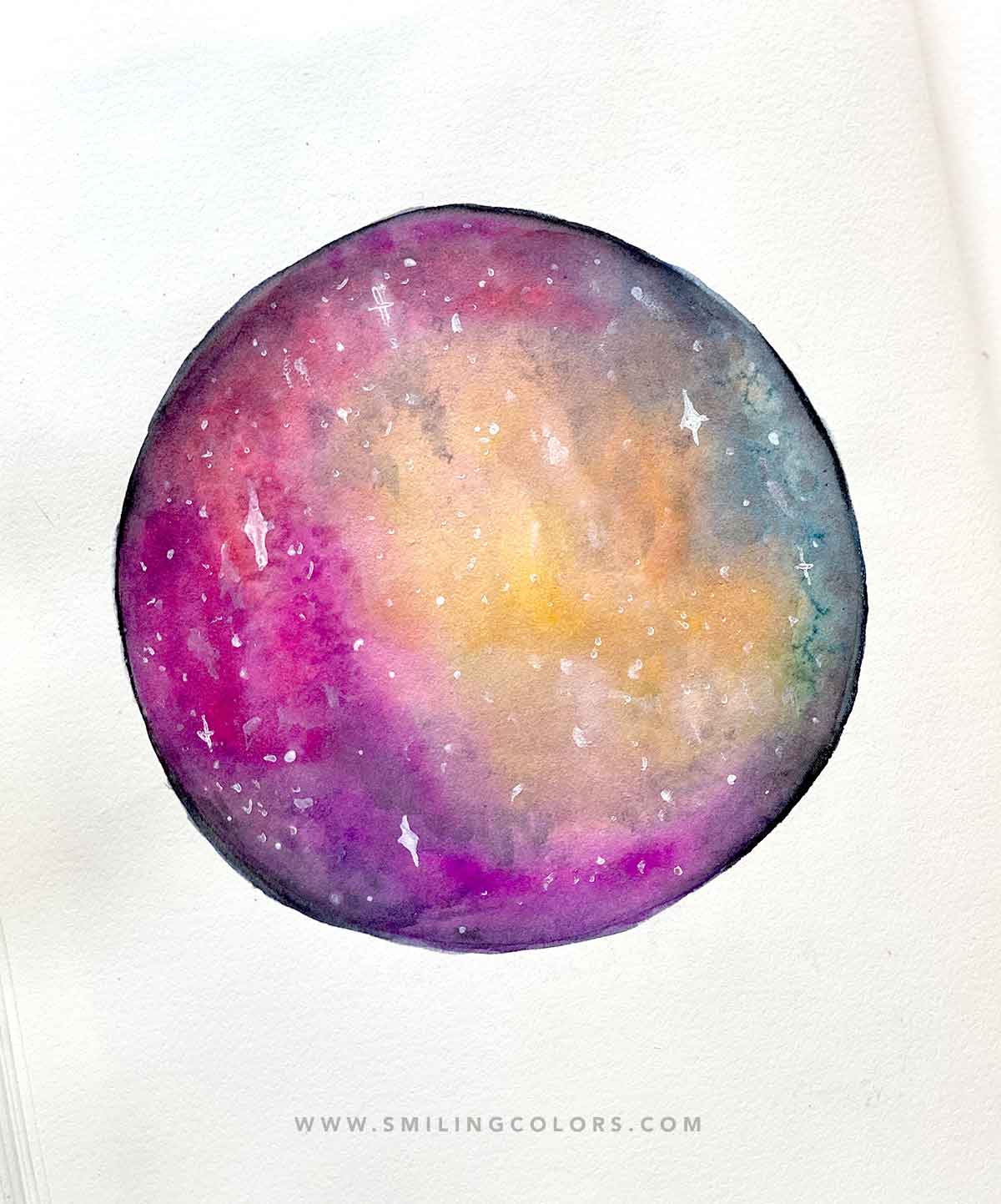 rainbow galaxy step7