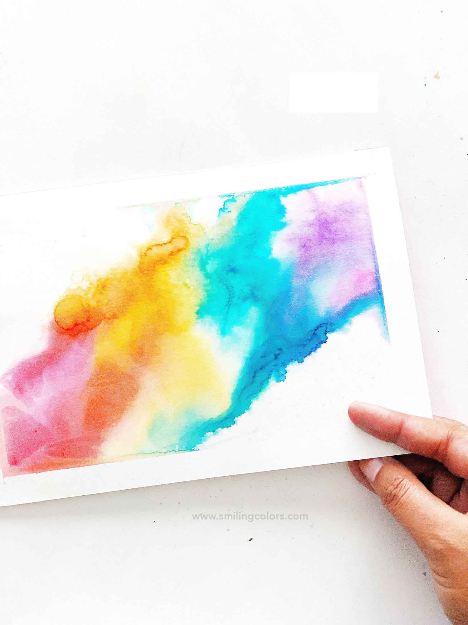 Watercolor splash tutorial