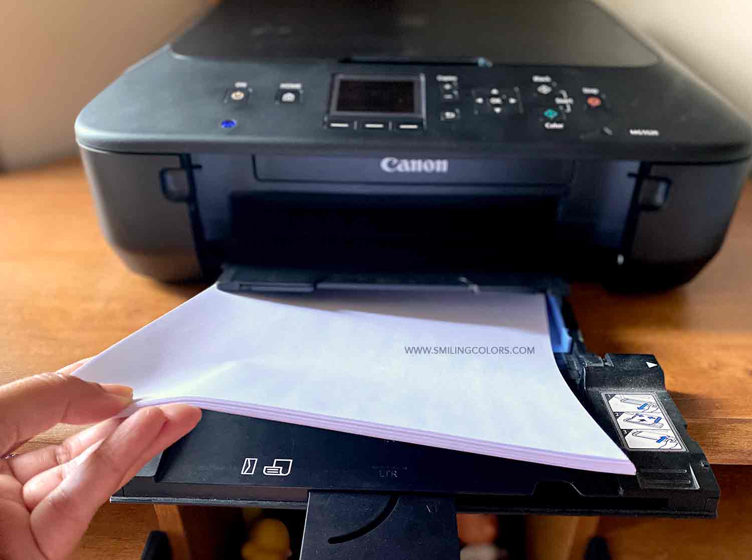 canon pixma printer for printing on watercolor paper